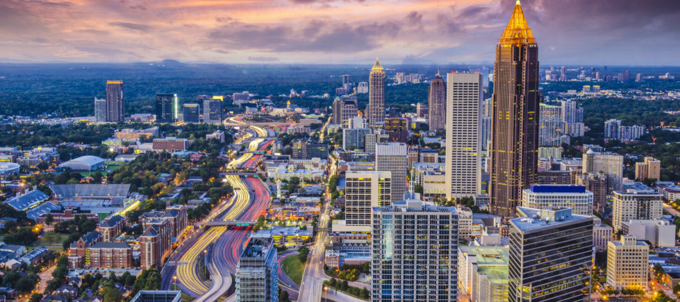 image of a bustling city