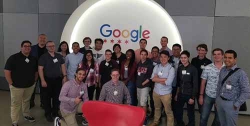 group of people in Google company