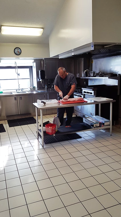 kitchen staff preparing meals