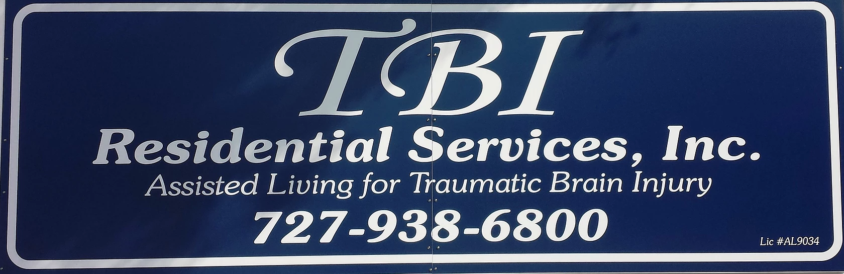 TBI Residential Services sign